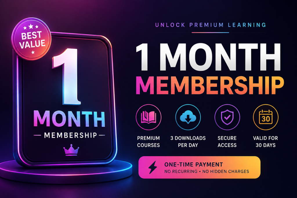π 1 Month Premium Membership
