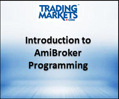 Introduction to AmiBroker Programming – Trading Markets
